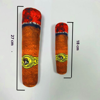 Cigar Squeaky Dog Toy